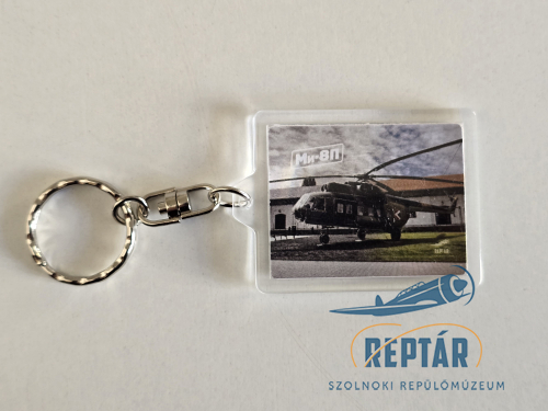 RepTár műanyag szögletes kulcstartó-többféle mintában